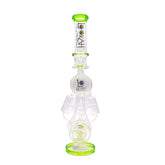 LOOKAH GLASS 18″ SPRING DESIGN WITH TWO PERK WATER PIPE